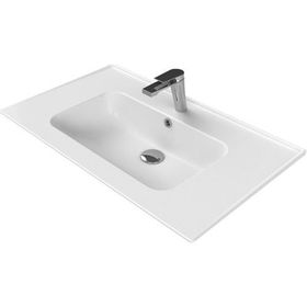 Turkuaz 042300-U 80x47 cm Blue Etajerli Lavabo