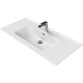 Turkuaz 042500-U 100x47 Cm Blue Etajerli Lavabo