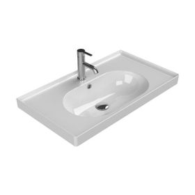 Turkuaz 043300-U 80x45 cm Cerastyle Arya Etajerli Lavabo