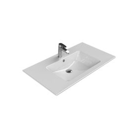 Turkuaz 050400-U 91x51 cm Cerastlye İbiza Etajerli Lavabo