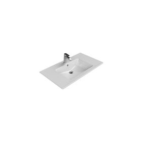 Turkuaz 050400-U 91x51 cm Cerastlye İbiza Etajerli Lavabo