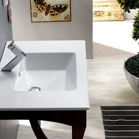 Turkuaz 050500-U 101x51 cm Cerastlye İbiza Etajerli Lavabo