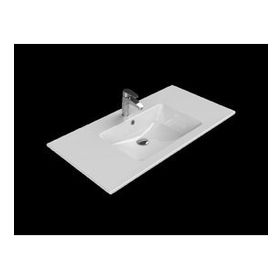 Turkuaz 050500-U 101x51 cm Cerastlye İbiza Etajerli Lavabo
