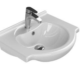 Turkuaz 066000-U 55x47 cm Cerastyle Nil Etajerli Lavabo
