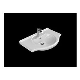 Turkuaz 066400-U 75x50 cm Cerastyle Nil Etajerli Lavabo