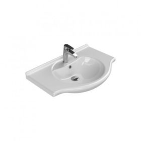 Turkuaz 066400-U 75x50 cm Cerastyle Nil Etajerli Lavabo