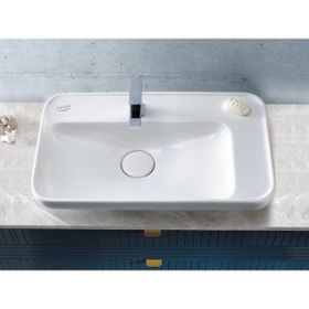 Turkuaz 072300-U 70x42 cm Cerastyle Lal Tezgah Üstü Lavabo