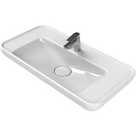Turkuaz 072400-U 80x42 cm Cerastyle Lal Tezgah Üstü Lavabo