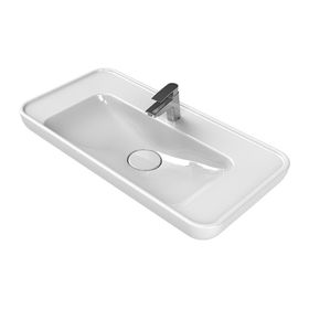 Turkuaz 072400-U 80x42 cm Cerastyle Lal Tezgah Üstü Lavabo