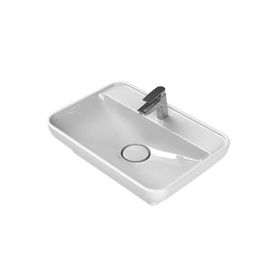 Turkuaz 072700-U 60x42 cm Cerastyle Lal Tezgah Üstü Lavabo