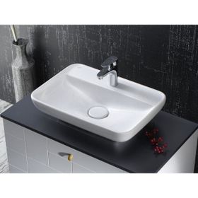 Turkuaz 072700-U 60x42 cm Cerastyle Lal Tezgah Üstü Lavabo