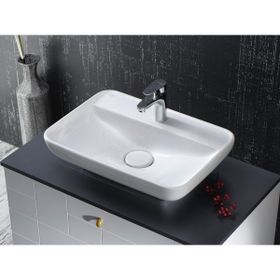 Turkuaz 072700-U 60x42 cm Cerastyle Lal Tezgah Üstü Lavabo