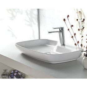 Turkuaz 074400-U 70x43 cm Cerastyle Nova Tezgah Üstü Lavabo