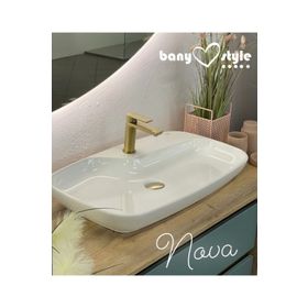 Turkuaz 074400-U 70x43 cm Cerastyle Nova Tezgah Üstü Lavabo
