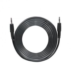 Turkuaz 3.5 mm Siyah 5 mt Aux Kablosu