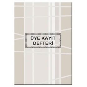 Turkuaz 40 Yaprak Üye Kayıt Defteri