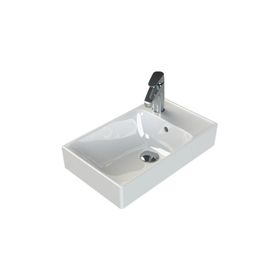 Turkuaz 50x30 cm Sharp Etajerli Lavabo