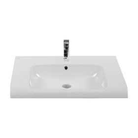 Turkuaz Anova 80 cm Etajerli Dolap Uyumlu Lavabo