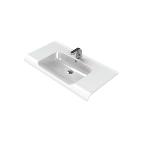 Turkuaz Anova Etajerli 100 cm Lavabo