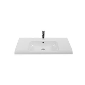 Turkuaz Anova Etajerli 100 cm Lavabo