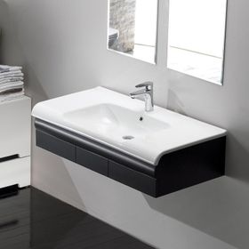 Turkuaz Anova Etajerli 80 cm Lavabo