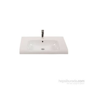 Turkuaz Anova Etajerli 80 cm Lavabo