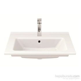 Turkuaz Arte Etajerli 55 cm Lavabo