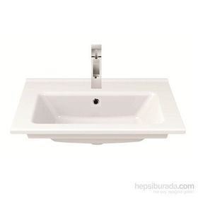Turkuaz Arte Etajerli 55 cm Lavabo