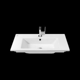 Turkuaz Arte Etajerli 75 cm Lavabo