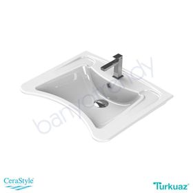Turkuaz Bedensel Engelli 60x49.5 cm Lavabo