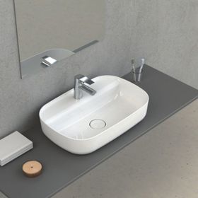 Turkuaz Cerastyle Aqua 077300-U 80x40 cm Tezgah Üstü Lavabo