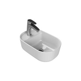 Turkuaz Cerastyle Aqua 42x28 cm Tezgah Üstü Lavabo