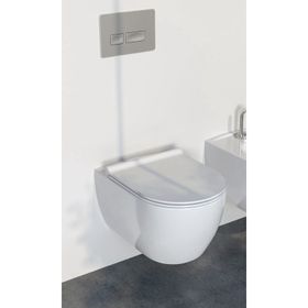 Turkuaz Cerastyle City Rimless Asma Klozet + Bella Slim UF Kapak