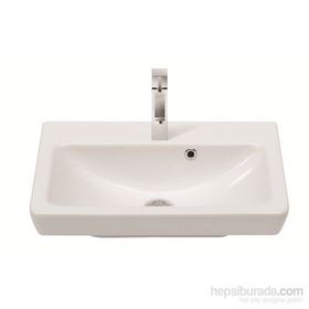 Turkuaz Cerastyle Porto 35x55 cm Etajerli Lavabo
