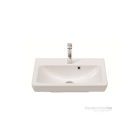 Turkuaz Cerastyle Porto 35x55 cm Etajerli Lavabo