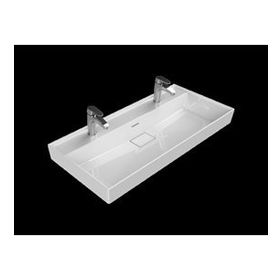 Turkuaz Cerastyle Sharp 100 cm Etajerli Lavabo