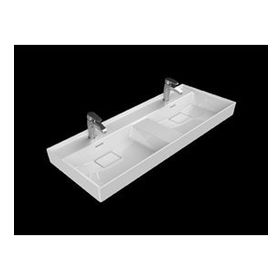 Turkuaz Cerastyle Sharp 120x48 cm Etajerli Lavabo