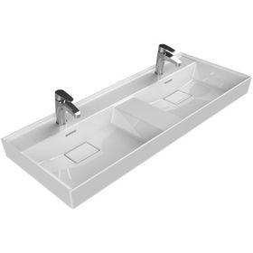 Turkuaz Cerastyle Sharp 120x48 cm Etajerli Lavabo