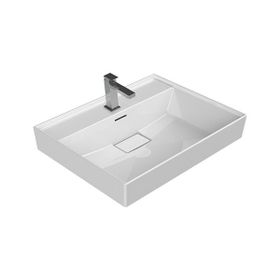 Turkuaz Cerastyle Sharp 60 cm Etajerli Lavabo