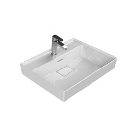 Turkuaz Cerastyle Sharp 60 cm Etajerli Lavabo