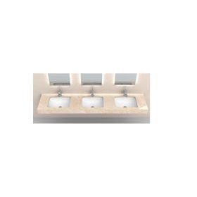 Turkuaz City Tezgah Altı 55 cm Lavabo