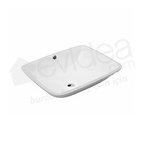 Turkuaz City Tezgah Altı 55 cm Lavabo