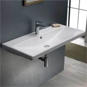 Turkuaz Elite Etajerli 100 cm Lavabo