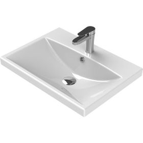 Turkuaz Elite Etajerli 60 cm Beyaz Lavabo
