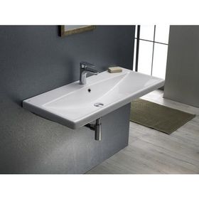 Turkuaz Elite Etajerli 60 cm Beyaz Lavabo