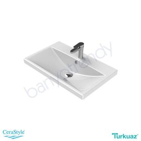 Turkuaz Elite Etajerli 70 cm Lavabo