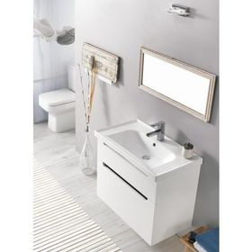 Turkuaz Frame 70 cm Etajerli Lavabo