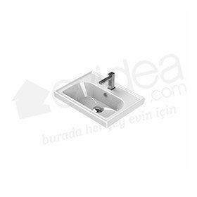 Turkuaz Frame Etajerli 50 cm Lavabo -