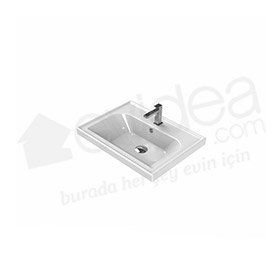 Turkuaz Frame Etajerli 60 cm Lavabo