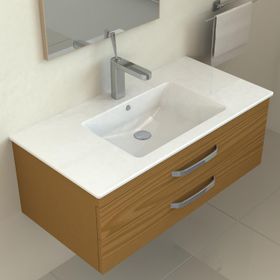 Turkuaz Ibiza Etajerli 101 cm Lavabo